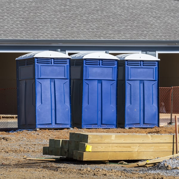 what is the maximum capacity for a single porta potty in Sugar Grove
